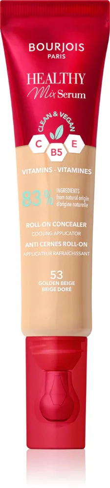 Консилер для лица Bourjois Healthy Mix Serum увлажняющий, среднего покрытия, 13 мл, оттенок 53 Golden Beige