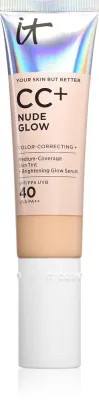 IT Cosmetics Your Skin But Better CC + Nude Glow - Крем CC с осветляющим эффектом, 32 мл, оттенок SPF 40 Fair Warm