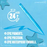 NYX Professional Makeup Epic Ink Liner - Точный водостойкий подводка для глаз, 1 мл, оттенок 1 мл — фото 3