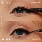 NYX Professional Makeup Epic Ink Liner - Точный водостойкий подводка для глаз, 1 мл, оттенок Milk Chocolate — фото 5