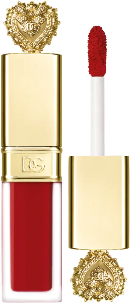 Dolce&Gabbana Flawless Everkiss Liquid Lip Mini - Матовая жидкая помада, 3 мл, оттенок 405 Devotion - Perfect Vibrant Red