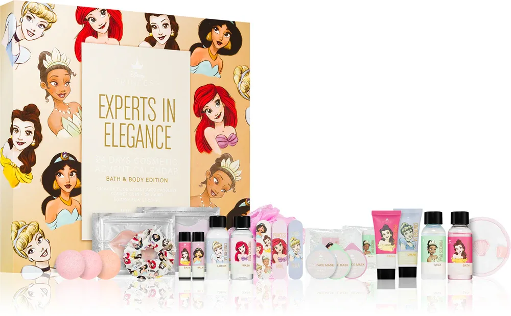 Mad Beauty Disney Princess Experts In Elegance - Адвент-календарь косметики, 24 шт