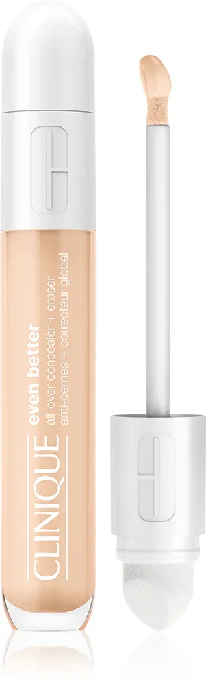 Clinique Even Better All-Over Concealer + Eraser - Корректор для лица, который скрывает, 6 мл, оттенок CN 10 Alabaster