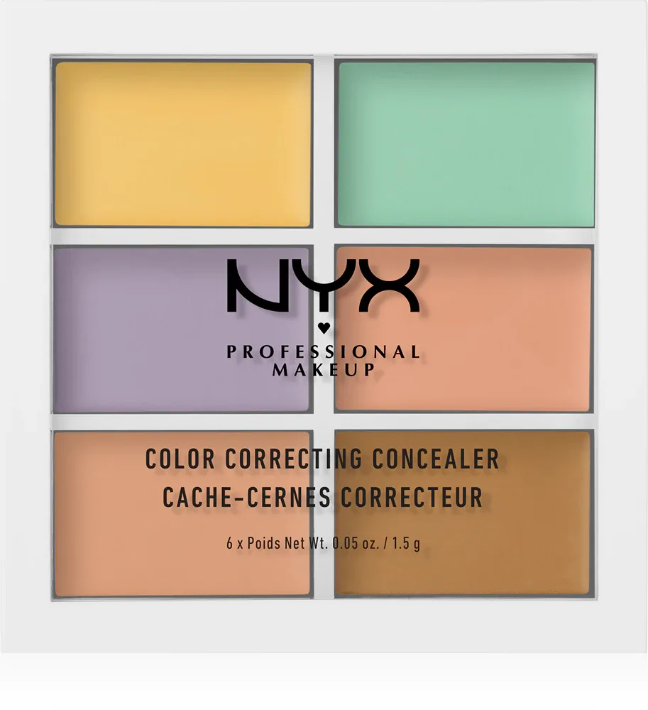 NYX Professional Makeup Color Correcting - Палетка для коррекции, 6 г, оттенок 04