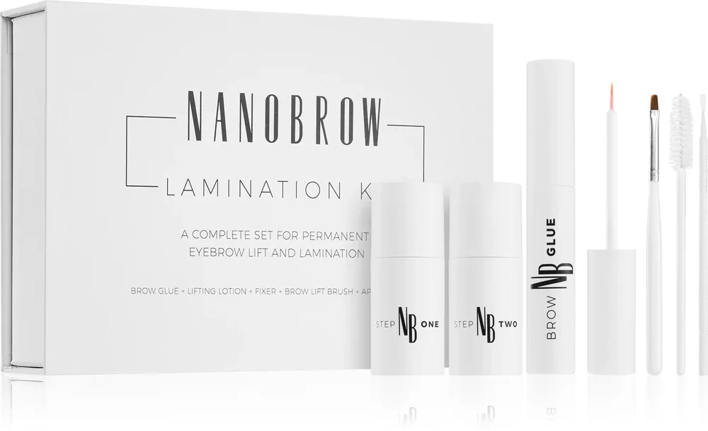 Nanobrow Lamination Kit - Палетка для коррекции бровей