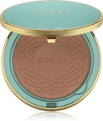 Пудра-бронзер Gucci Beauty Poudre De Beaute Eclat Soleil Powder с эффектом сияния, шелковистая, 12 г, оттенок 02