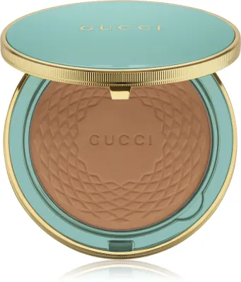 Пудра-бронзер Gucci Beauty Poudre De Beaute Eclat Soleil Powder с эффектом сияния, шелковистая, 12 г, оттенок 03