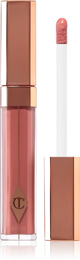 Charlotte Tilbury Pillow Talk Lip Lustre - Увлажняющий блеск для губ, 3.5 мл, оттенок Pillow Talk