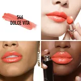 DIOR Dior Addict - Блестящая помада в флаконе для губ, который можно перезаправить, 3.2 г, оттенок 546 Dolce Vita — фото 2