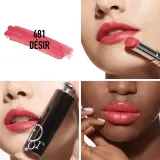 DIOR Dior Addict - Блестящая помада в флаконе для губ, который можно перезаправить, 3.2 г, оттенок 481 Désir — фото 2