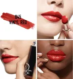 DIOR Dior Addict - Блестящая помада в флаконе для губ, который можно перезаправить, 3.2 г, оттенок 845 Vinyl Red — фото 2