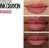 MAYBELLINE NEW YORK SuperStay Ink Crayon - Помада в карандаше, 1.5 г, оттенок 15 Lead the Way — фото 3