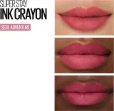 MAYBELLINE NEW YORK SuperStay Ink Crayon - Помада в карандаше, 1.5 г, оттенок 30 Seek Adventure — фото 3