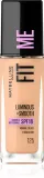 MAYBELLINE NEW YORK Fit Me! - Тональная основа для сияющей и гладкой кожи, 30 мл, оттенок 125 Nude Beige — фото 1