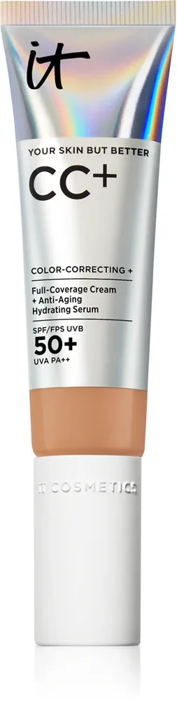 IT Cosmetics Your Skin But Better CC+ Mini - Крем CC SPF 50+, 12 мл, оттенок Tan