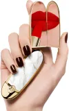 GUERLAIN Rouge G Double Mirror Jewel Case - Чехол для помады с зеркалом, 1 шт, оттенок Le Marbre — фото 4