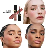 Румяна жидкие Yves Saint Laurent Make Me Blush Liquid для лица, легко наносятся,, 15 мл, оттенок 37 Peachy Nude — фото 4