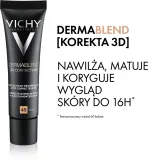Vichy Dermablend 3D Correction - Тональная основа с корректирующим и разглаживающим эффектом SPF 25, 30 мл, оттенок 45 Gold — фото 3