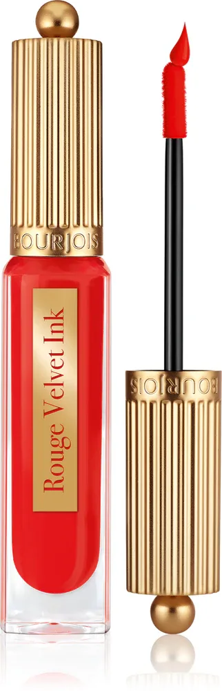 Bourjois Rouge Velvet Ink - Матовая жидкая помада, 3.5 мл, оттенок 08 Coquelic Hot
