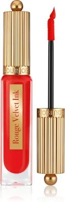 Bourjois Rouge Velvet Ink - Матовая жидкая помада, 3.5 мл, оттенок 08 Coquelic Hot