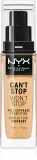 NYX Professional Makeup Can't Stop Won't Stop Full Coverage Foundation - Тональный фонд "Подклад мощно крывающий", 30 мл, оттенок 10 Buff — фото 1