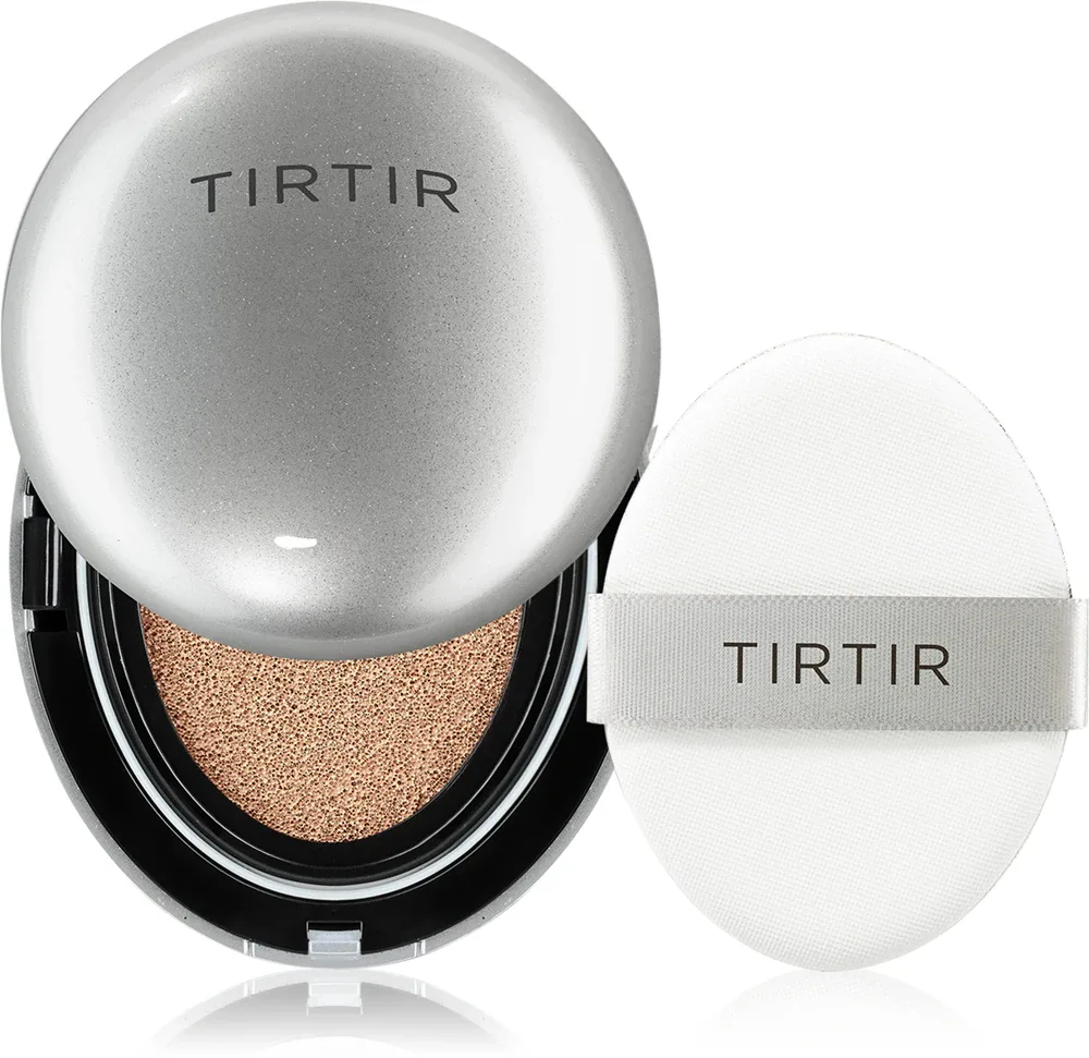 TIRTIR Mask Fit Aura Cushion Mini - Увлажняющая основа в губке с эффектом осветления, 4.5 г, оттенок 33C Hazel