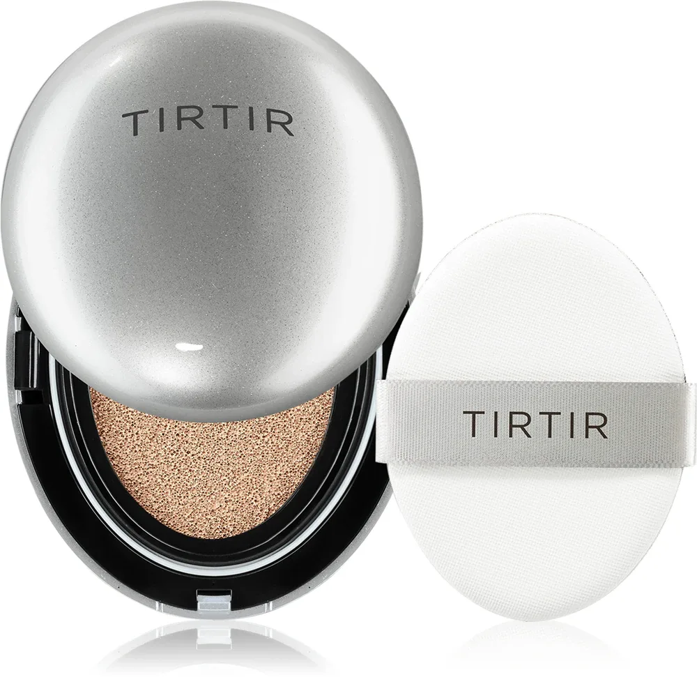 TIRTIR Mask Fit Aura Cushion Mini - Увлажняющая основа в губке с эффектом осветления, 4.5 г, оттенок 33N Macchiato