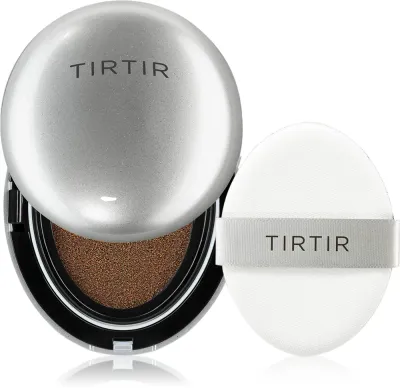 TIRTIR Mask Fit Aura Cushion Mini - Увлажняющая основа в губке с эффектом осветления, 4.5 г, оттенок 51N Fudge