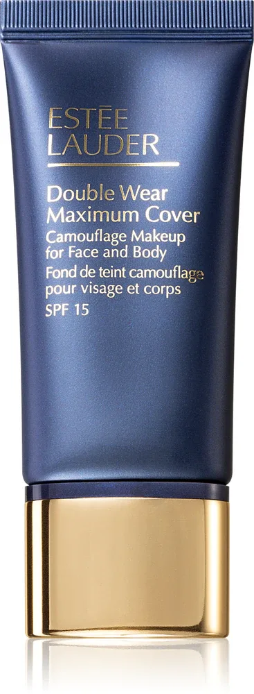 Estee Lauder Double Wear Maximum Cover Camouflage Makeup for Face and Body SPF 15 - Тональная основа для лица и тела, 30 мл, оттенок 3W1 Tawny SPF 15