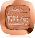 L’Oreal Paris Bronze To Paradise - бронзер, 9 г, оттенок 02 Baby One More Tan — фото 1