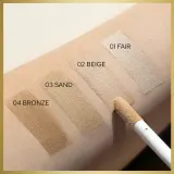 Dermacol Infinity - Тональный фонд с высокой степенью покрытия SPF 15, 20 г, оттенок 01 Fair — фото 4