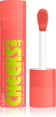 NYX Professional Makeup Fat Cheeks Juicy Blush - Румяна в жидкой форме, 8 мл, оттенок 01 Papaya Plump