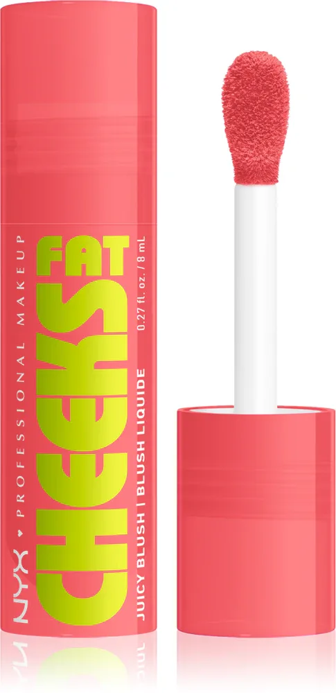 NYX Professional Makeup Fat Cheeks Juicy Blush - Румяна в жидкой форме, 8 мл, оттенок 02 Fig Fizz