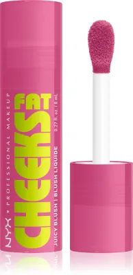 NYX Professional Makeup Fat Cheeks Juicy Blush - Румяна в жидкой форме, 8 мл, оттенок 07 Plum Pop
