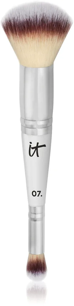 IT Cosmetics Heavenly Luxe Brush - Кисть для тонального крема и корректора двусторонняя #7, 1 шт