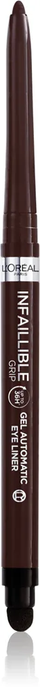 L’Oreal Paris Infaillible Grip 36h Gel Automatic Liner - Водостойкий гелевый карандаш для глаз, 5 г, оттенок Brown