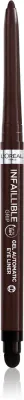 L’Oreal Paris Infaillible Grip 36h Gel Automatic Liner - Водостойкий гелевый карандаш для глаз, 5 г, оттенок Brown