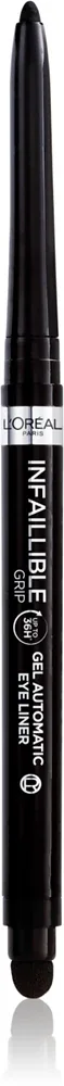 L’Oreal Paris Infaillible Grip 36h Gel Automatic Liner - Водостойкий гелевый карандаш для глаз, 5 г, оттенок Black