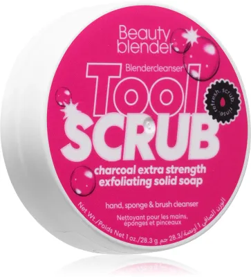 beautyblender Tool Scrub Charcoal - Кисть для очистки кистей и губок для макияжа, 28 г