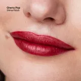 Clinique Pop Longwear Lipstick Shine - Блестящая помада, 3.9 г, оттенок Cherry Pop — фото 3