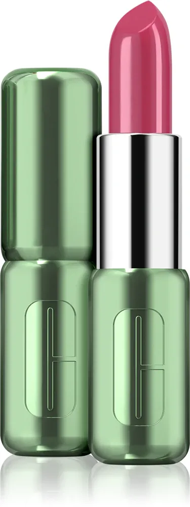 Clinique Pop Longwear Lipstick Shine - Блестящая помада, 3.9 г, оттенок Love Pop