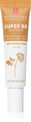 Erborian Super BB Covering Care-Cream - Крем BB для идеальной кожи, восстанавливающий ее ровный тон, маленькое упаковочное, 15 мл, оттенок Caramel