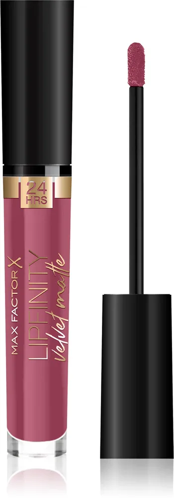 Max Factor Lipfinity Velvet Matte - Матовая жидкая помада, 3.5 мл, оттенок 005 Matte Merlot