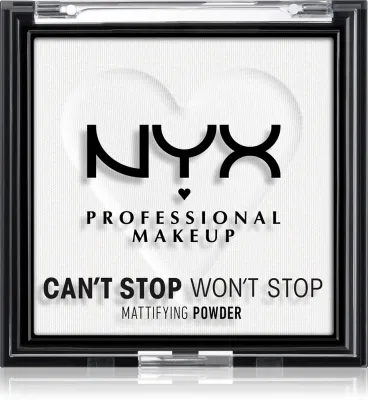NYX Professional Makeup Can't Stop Won't Stop Mattifying Powder - Пудра матирующая, 6 г, оттенок 11 Bright Translucent
