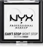 NYX Professional Makeup Can't Stop Won't Stop Mattifying Powder - Пудра матирующая, 6 г, оттенок 11 Bright Translucent — фото 1