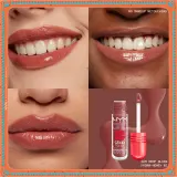 NYX Professional Makeup Gingerbaddie Land Gum Drop - Блеск для губ, 1 шт, оттенок 01 Hydra Honey — фото 3