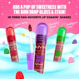 NYX Professional Makeup Gingerbaddie Land Gum Drop - Блеск для губ, 1 шт, оттенок 01 Hydra Honey — фото 6