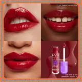 NYX Professional Makeup Gingerbaddie Land Gum Drop - Блеск для губ, 1 шт, оттенок 03 Cranberry Splash — фото 3