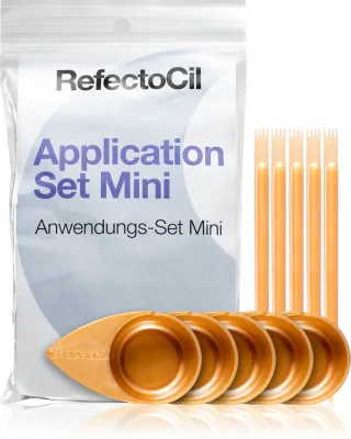 Набор аксессуаров для окрашивания RefectoCil Accessories Application Set Mini с мисочками и аппликаторами по 5 шт