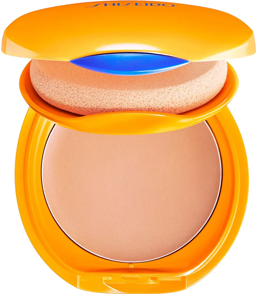 Shiseido Expert Sun Protector Tanning Compact Foundation SPF10 - Водостойкий компактный тональный фундамент, который можно перезаправить, 12 г, оттенок Natural
